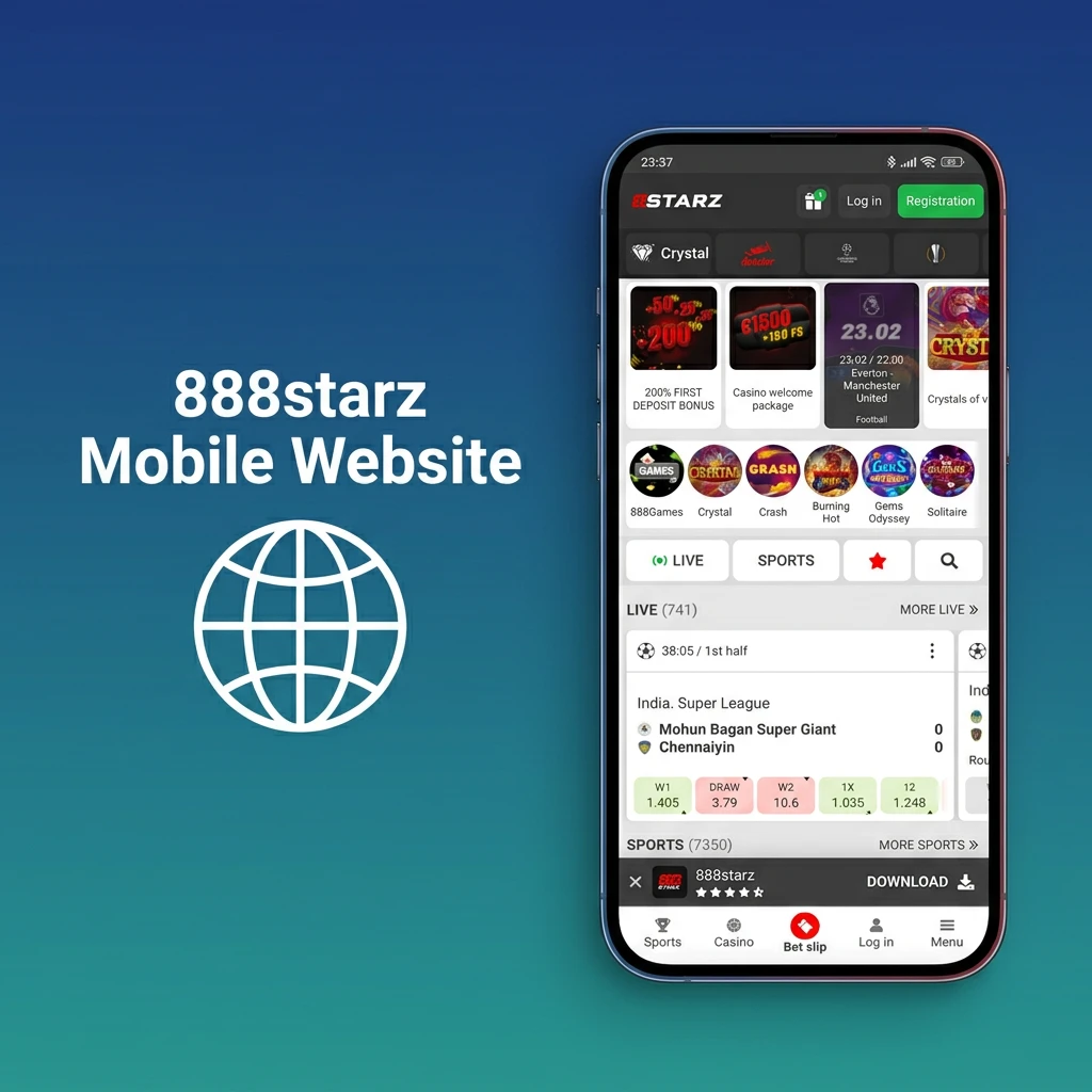 888starz Mobile Website