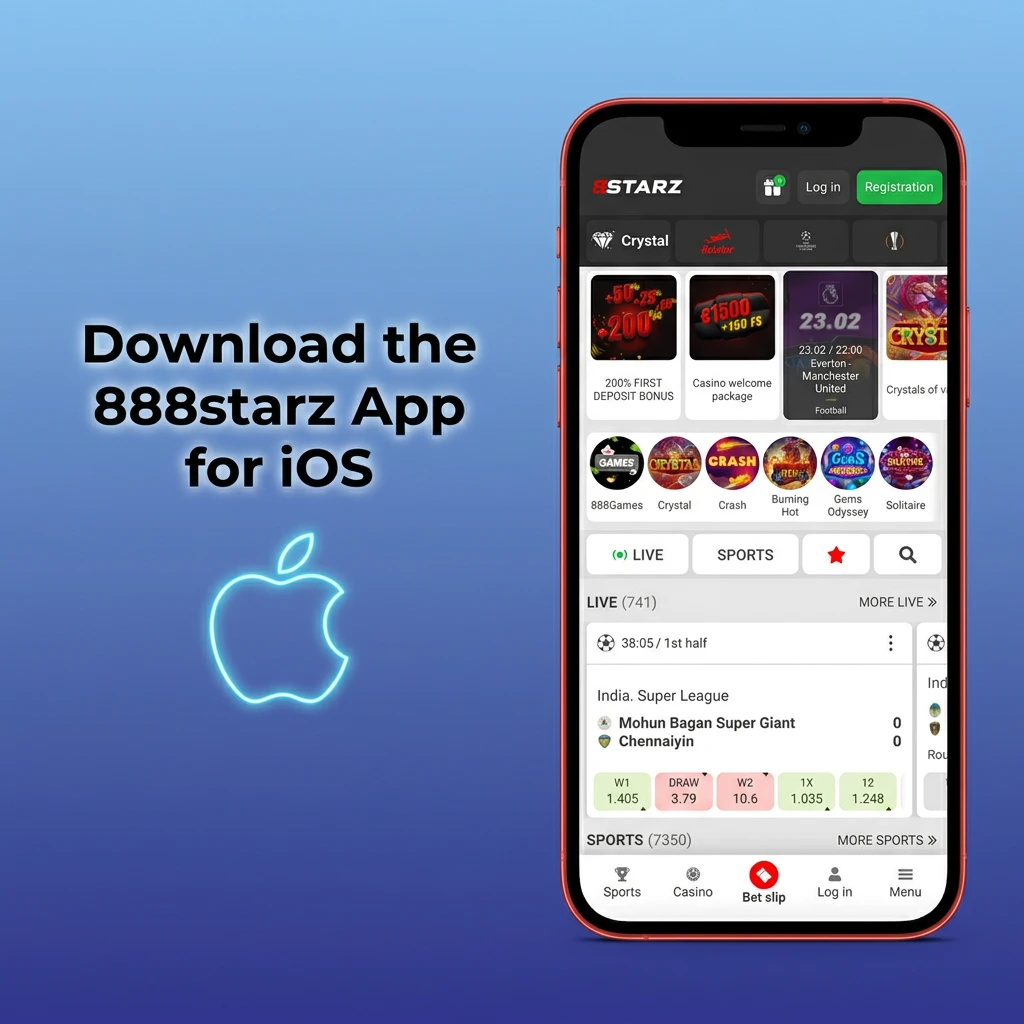 Download the 888starz App for iOS