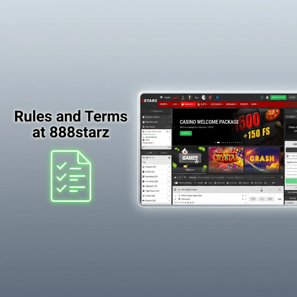 Rules and Terms at 888starz