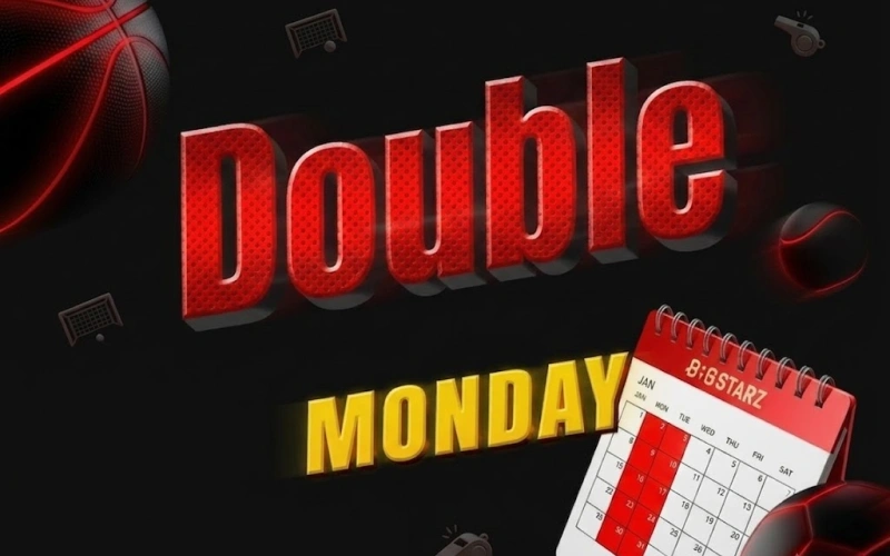 Enjoy the Double Monday deposit bonus promotion at 888starz Egypt.