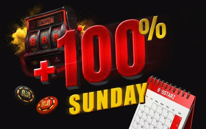 Claim the unique 888starz deposit bonus, Sunday Boom.