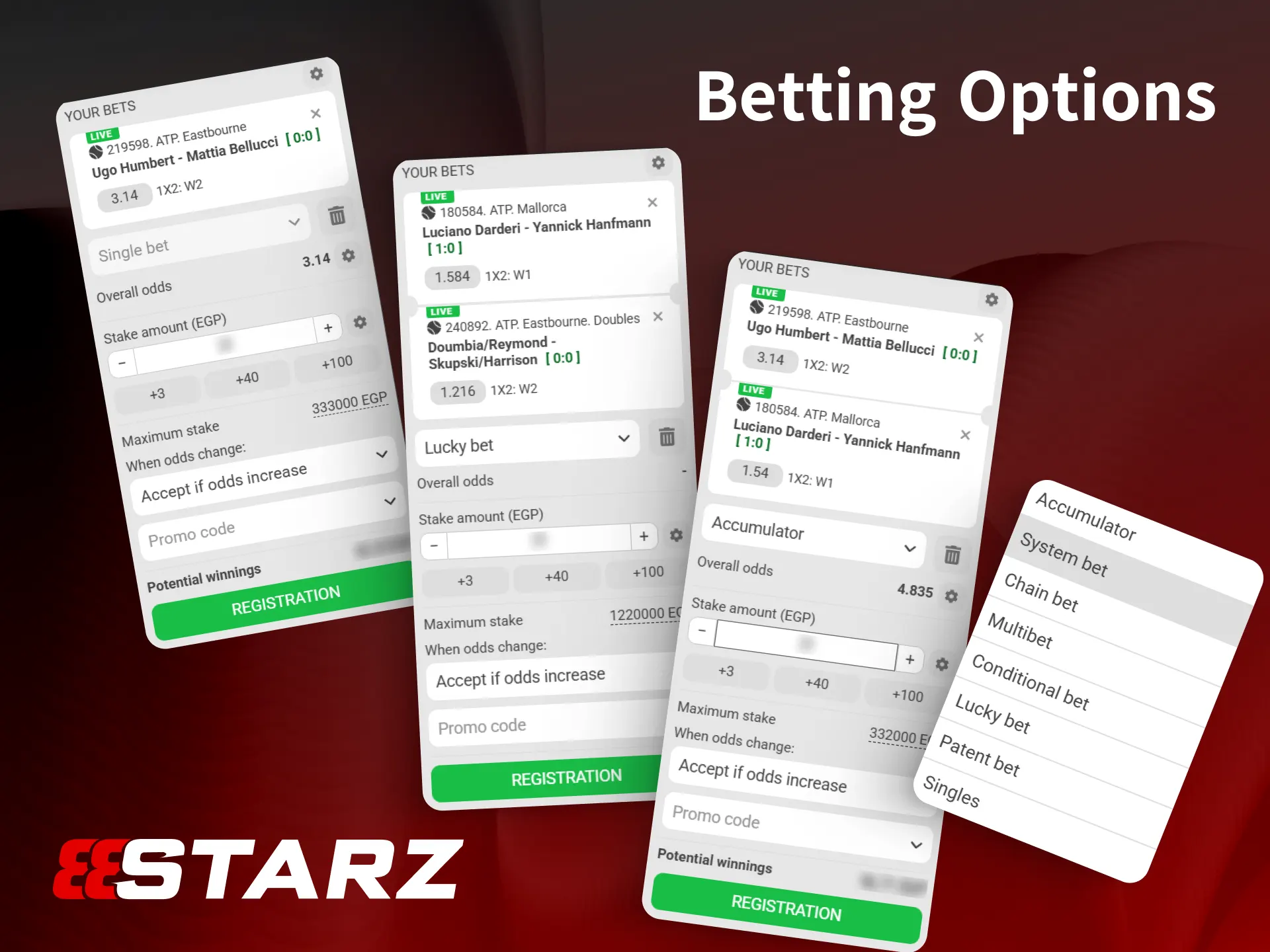 Explore a wide variety of popular betting options available on 888starz.