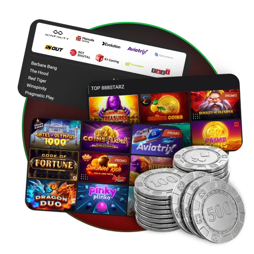 Explore a diverse casino library featuring top games at 888starz online.