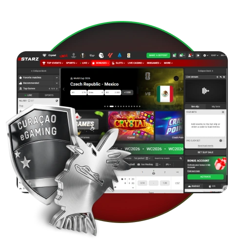Enjoy secure and protected gambling under a reliable 888starz dual licence.